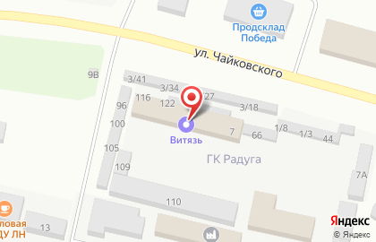 Частное охранное предприятие Витязь, частное охранное предприятие на улице Чайковского на карте