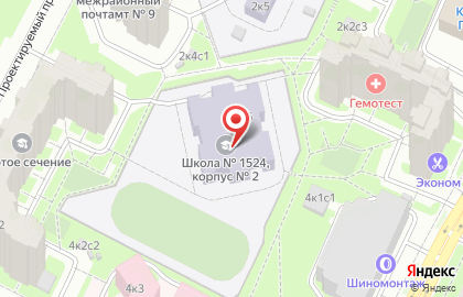 Автошкола Южный на улице Гурьянова на карте
