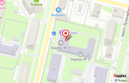 Участковая избирательная комиссия №889 на ​Максима Горького на карте