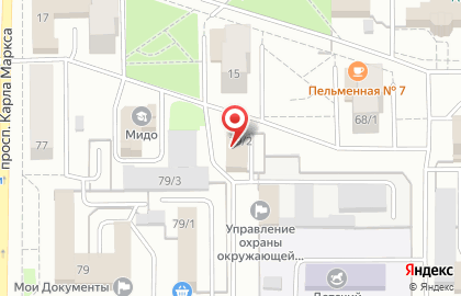 Охрана Росгвардии по Челябинской области в Правобережном районе на карте