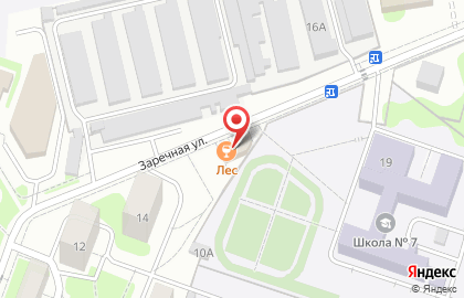 Крафтовое кафе Лес на карте