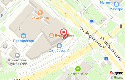 Салон мебели Дятьково в Октябрьском районе на карте