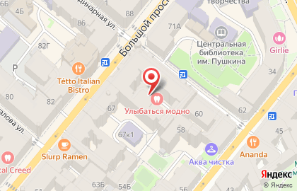 Edmins в Василеостровском районе на карте