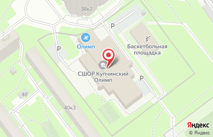 Купчинский Олимп, СДЮСШОР по баскетболу, Фрунзенский район на карте