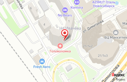 Детский нейропсихологический центр Головоломка на Площади Гарина-Михайловского на карте