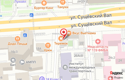 Ресторан Теремок в Москве на карте