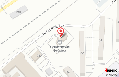 Луч на Августовской улице на карте