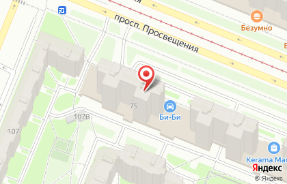 Супермаркет Магнит на Гражданском проспекте на карте