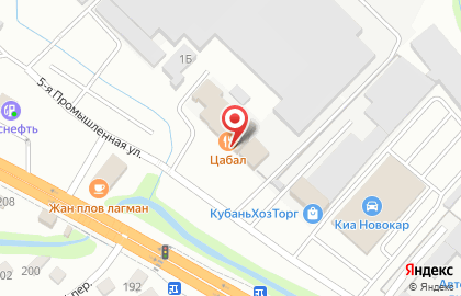 Банкетный зал Цабал на карте