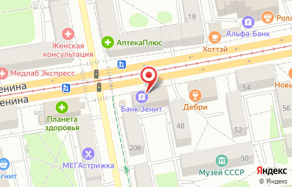 Автотранспортное предприятие Удмуртавтотранс на улице Ленина на карте