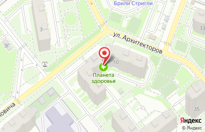 Детский магазин аКроха на ​Павла Нарановича на карте