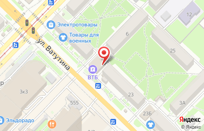 Банкомат Банк ВТБ 24 на площади Карла Маркса на карте