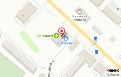 Супермаркет Пятёрочка на Осташковском шоссе на карте