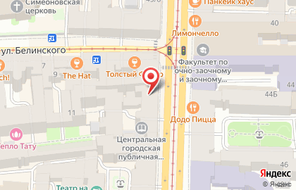 Carl’s Jr. на Литейном проспекте на карте