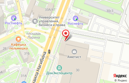 Торговая компания Русхимсеть на проспекте Михаила Нагибина на карте