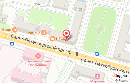 Салон связи Связной на Санкт-Петербургском проспекте на карте