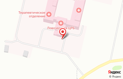 Ловозерская центральная районная больница на Комсомольской на карте