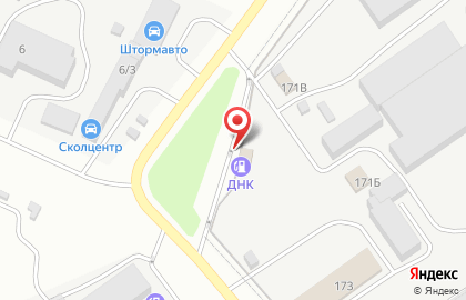 АЗС ДНК на Загородной улице на карте