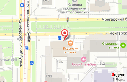 Булочная Каравай СВ на Чонгарском бульваре на карте