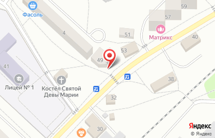 Магазин печатной продукции Пресса на проспекте Ленина, 53а киоск в Балтийске на карте