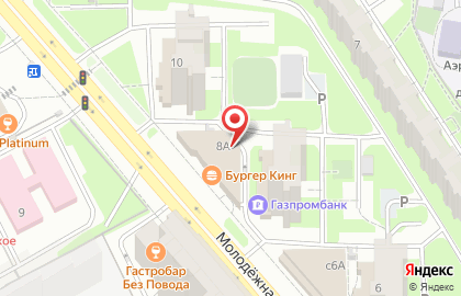 Компьютерный клуб United Gamers на Молодёжной улице на карте