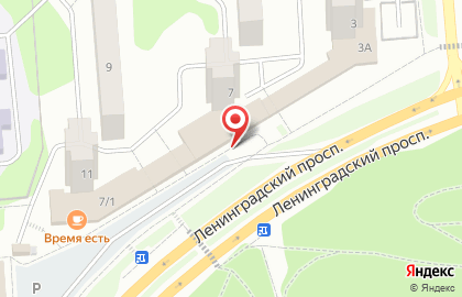 Аптека Сиа на Ленинградском проспекте, 7/1 в Железногорске на карте