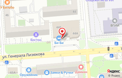 Федеральная сеть магазинов экипировки и снаряжения БлокПОСТ на улице Генерала Лизюкова на карте