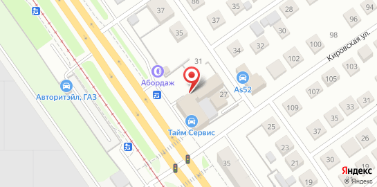Автосервис Тайм-Сервис на Кировской улице на карте