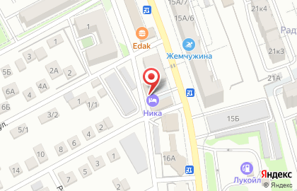 Автомойка Ника на Никольской улице на карте