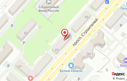 Салон штор Анастасия на проспекте Строителей на карте