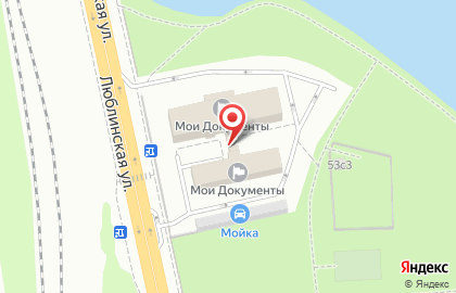 Сервисный центр Магия на Люблинской улице на карте