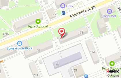 Страховая группа Согаз на Московской улице на карте