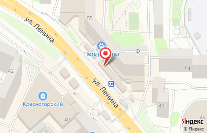 Продовольственный магазин в Москве на карте