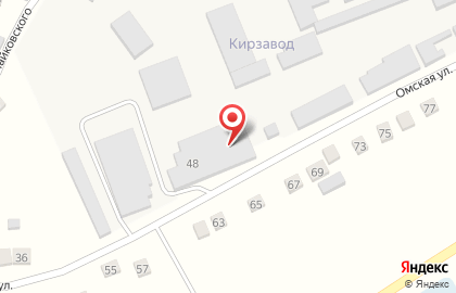 Карачинский источник на Омской улице на карте