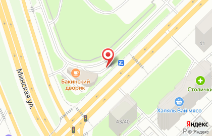 Шиномонтажная мастерская на Ломоносовском проспекте на карте