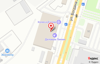 Сетевязальная фабрика Sezus на улице Богдана Хмельницкого на карте