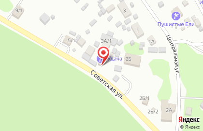Удача на Советской улице на карте
