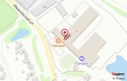 Гостиница Городок на карте