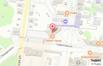 Ресторан Старый город в Москве на карте