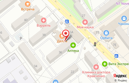 Магазин-кулинария Делла на карте