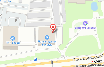Центр автохолдинг на Окружном шоссе на карте