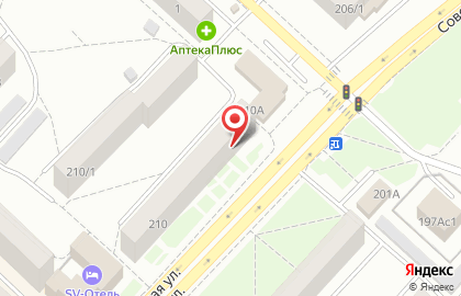 Магазин цветов и подарков Донна Роза на Советской улице на карте