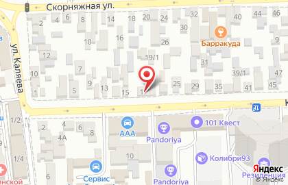 Продовольственный магазин на Кожевенной, 25 на карте