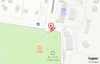 Парк культуры и отдыха Первомайский на Краснофлотской улице на карте