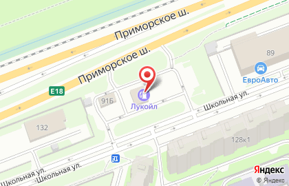 Лукойл в Санкт-Петербурге на карте