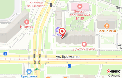 Аптека на проспекте Маршала Жукова на карте