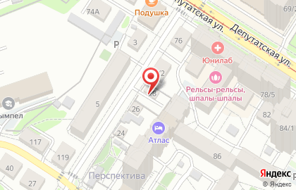 Атлас на улице Зверева на карте