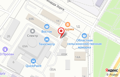 Киоск фастфудной продукции в Краснооктябрьском районе на карте