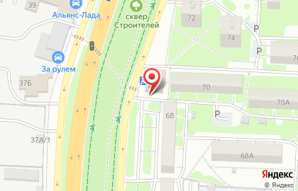 Пекарня-кондитерская Лакомка на проспекте Строителей на карте