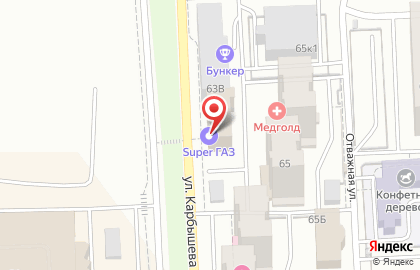 Интернет-магазин Котел & Колонка на улице Карбышева на карте